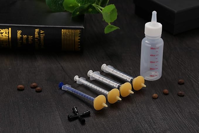 Mini Pet Feeding Bottle and Syringes with Nipples for Small Cat Dog Animals (Model 4)