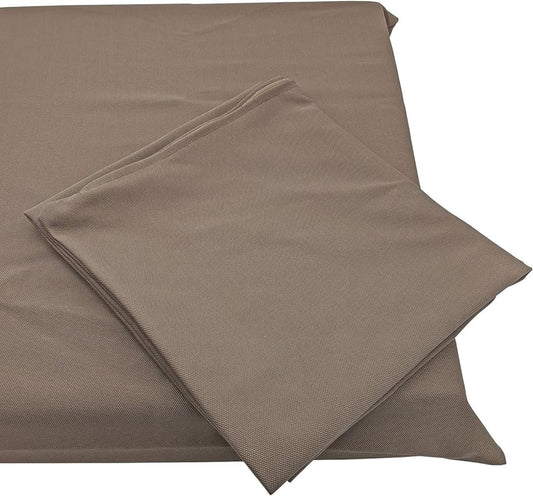 Waterproof Soft and Durable Brown Elastic Machine-Washable Large Size Dog Bed Cover (56"x38")