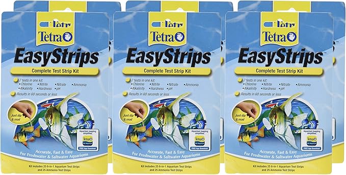 Tetra EasyStrips Complete Aquarium Test Kit, 150 Pack