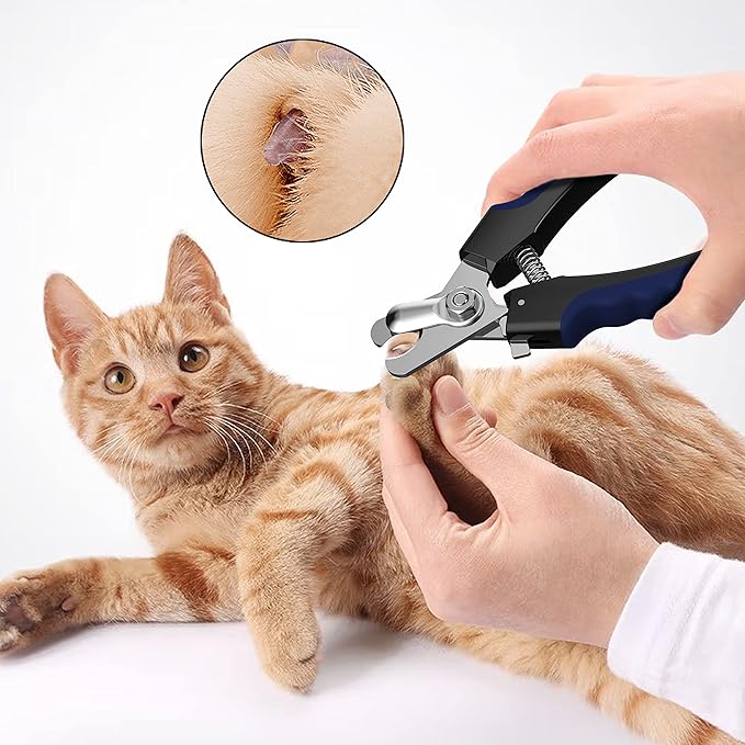 Dog Nail Clippers,Dog Nail Trimmers with Safety Guard for Small Medium Large Breed Dog & Cat to Avoid Over Cutting,Professional Grooming Tool with Quick Sensor and Dog Nail File