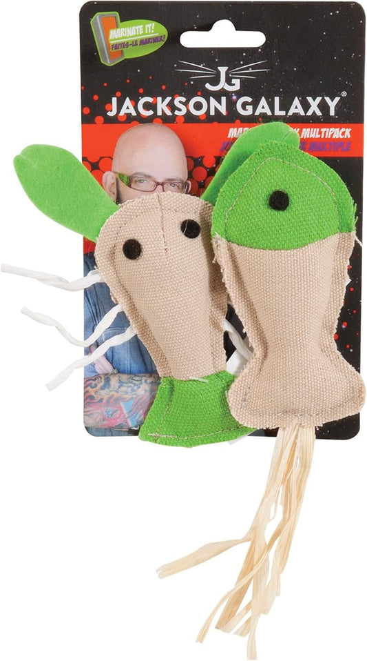 Petmate Jackson Galaxy Marinater Cat Toy Fish/Lobster