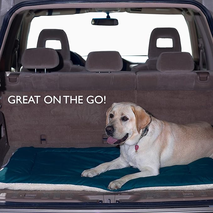 Pet Dreams Dog Crate Pad is The Original Dog Crate Bed, Kennel Mat, Washable, Crate Pads for Dog Cages, Kennel Bed, Non Toxic, Reversible, Perfect Cat Bed for Indoor Cats (Grey, Medium 30 Inch)