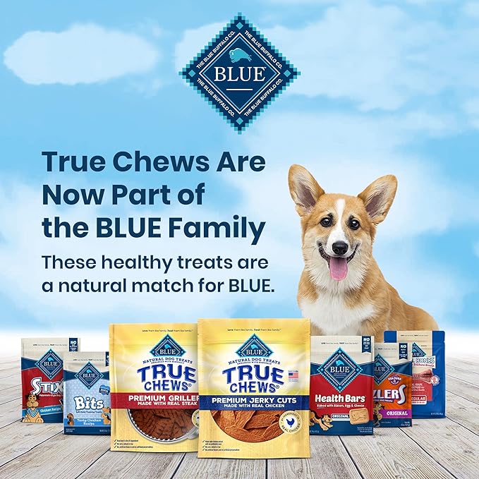 Blue Buffalo True Chews Natural Dog Treats Chicken Pot Pie Recipe, 12 oz bag