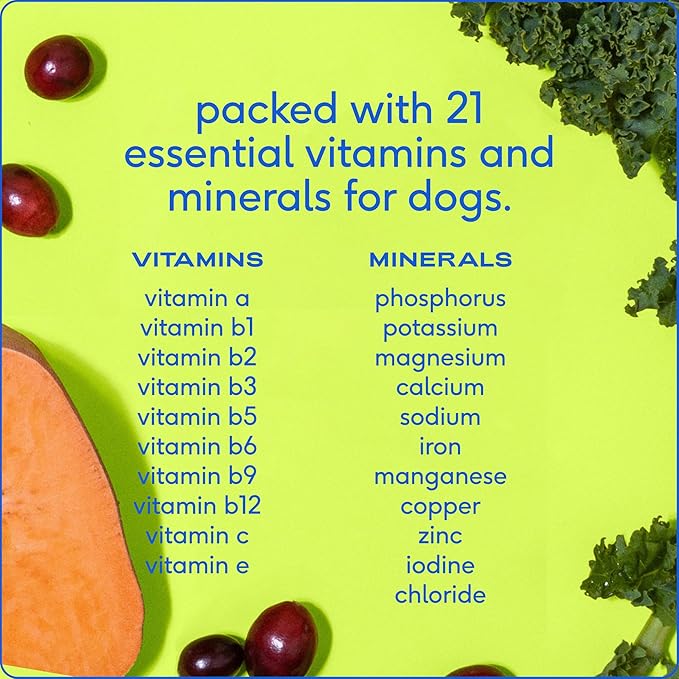 Native Pet The Daily Dog Supplement - 11 in 1 Dog Multivitamin for Dog Health - Tasty Scoop with Dog Vitamins and Supplements - Super Multi Vitamin for Dog, Pet Health - 12 Active Ingredients (7 oz.)