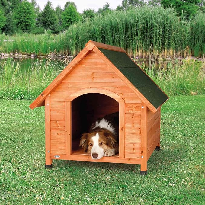 TRIXIE natura Cottage Dog House | Large 32.5 x 39.75 x 34.25 inch