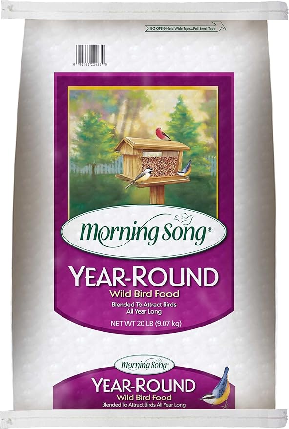 Morning Song 11400 Year-Round Wild Bird Food, 20-Pound