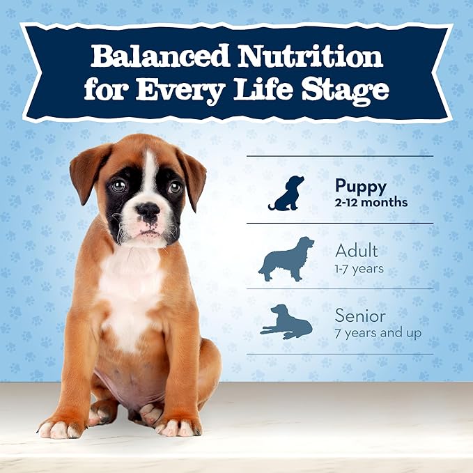 Blue Buffalo Baby BLUE Natural Large Breed Puppy Dry Dog Food, Healthy Growth Formula with DHA, Chicken and Brown Rice Recipe, 24-lb. Bag