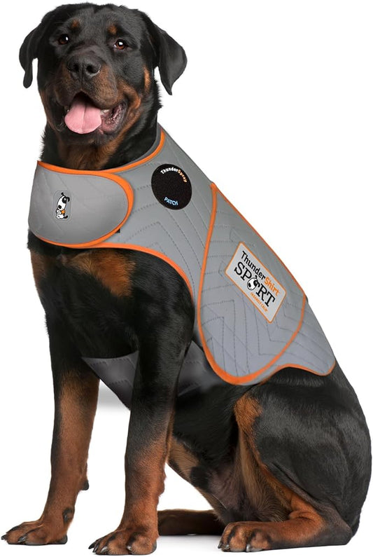 ThunderShirt for Dogs, XX Large, Platinum Sport - Dog Anxiety Relief Calming Vest