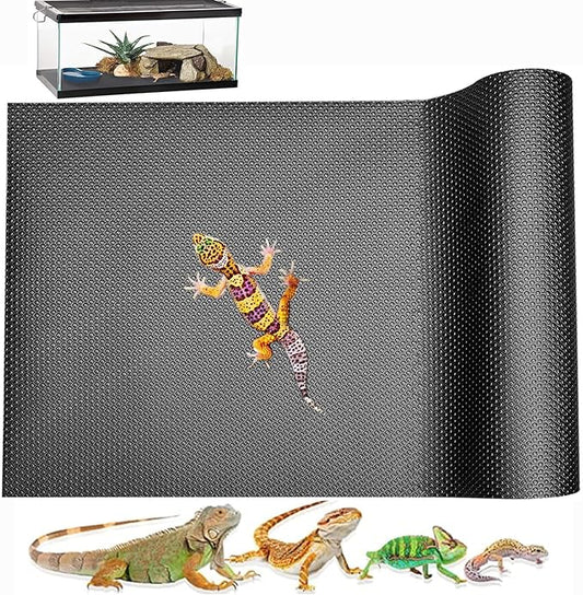 Reptile Carpet, Reptile Mat, Bearded Dragon, Leopard Gecko Substrate,Bearded Dragon Tank Flooring, Snake,Tortoise Bedding, Bearded Dragon Tank Accessories (17.8"X 40")