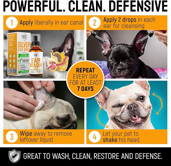 Cat Ear Cleaner ● Ear Wash for Dogs ● Cat & Dog Ear Wash Solution ● Cat Ear Wash ● Dog Ear Flush ● Cat Ear Drops ● Dog Ear Cleaner ● Ear Drops for Cats ● 2 Oz