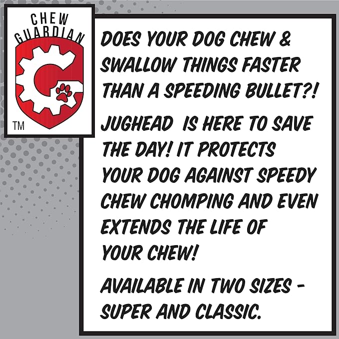 Himalayan Dog Chew Jughead Large Dog Chew Holder, Secures Chews for Dogs, Chew Smarter and Longer, Stimulate Your Dog, Holds Yak Chews, 1 Dog Toy