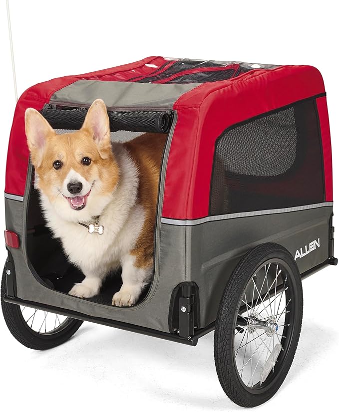 Deluxe Dog Bike Trailer, Size Medium