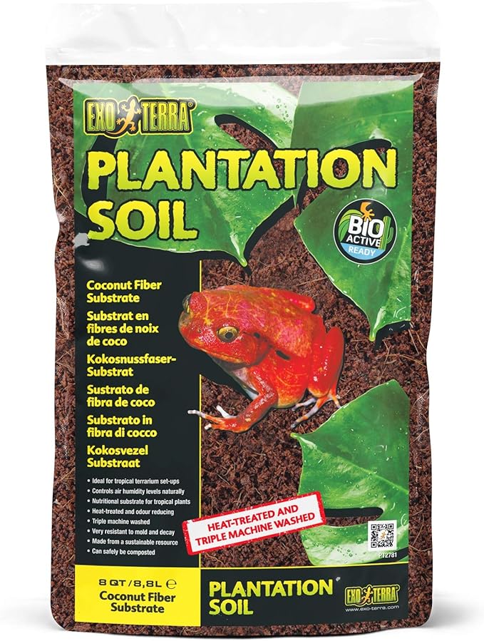 Exo Terra Plantation Soil, 7.2-Quart, Brown