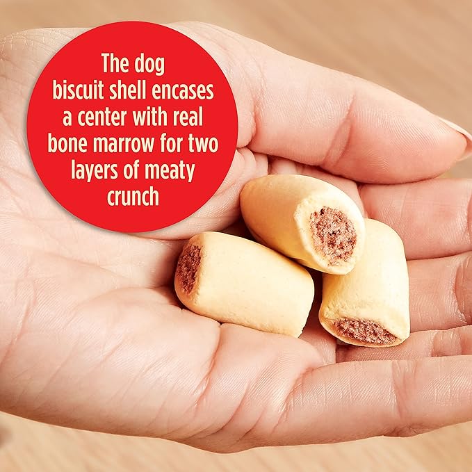 Milk-Bone MaroSnacks Dog Treats Bundle: 40 Ounce Canister + 2 Refill Packs