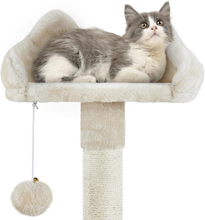 Yaheetech 76.5in Cat Tree Cat Tower with 3 Condos, 3 Cozy Perches, 9 Scratching Posts, 2 Baskets, Dangling Ball, Pet Bed Furniture Activity Center for Indoor Cats and Kittens