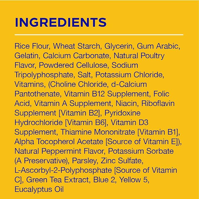 PEDIGREE DENTASTIX Dental Dog Treats for Large Dogs Fresh Flavor Dental Bones, 1.87 lb. Value Pack (36 Treats)