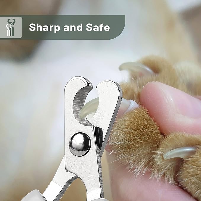 Mr. Pen- Cat Nail Clipper, Light Beige Cat Nail Trimmer, Cat Nail Clippers, Cat Claw Clippers, Cat Clippers for Nails, Pet Nail Clippers, Kitten Nail Clipper, Small Dog Nail Clipper, Cat Claw Trimmer