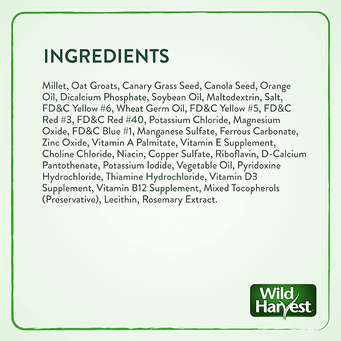Wild Harvest P-A1907 Wh Daily Blend Parakeet 5No. Bag