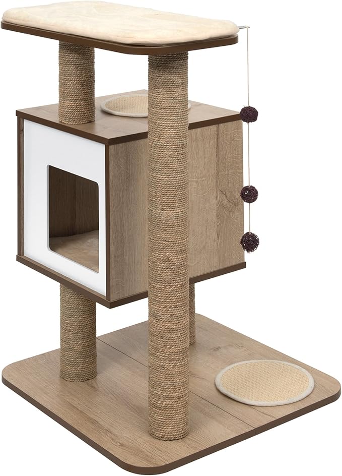 Catit Vesper Cat Tree, Base, Oak, 52062