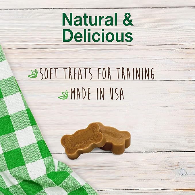 Nylabone 3 Pack of Peanut Butter Flavor Natural Healthy Edibles Chewy Bites, 12 Ounces Each, Grain-Free, Made in The USA