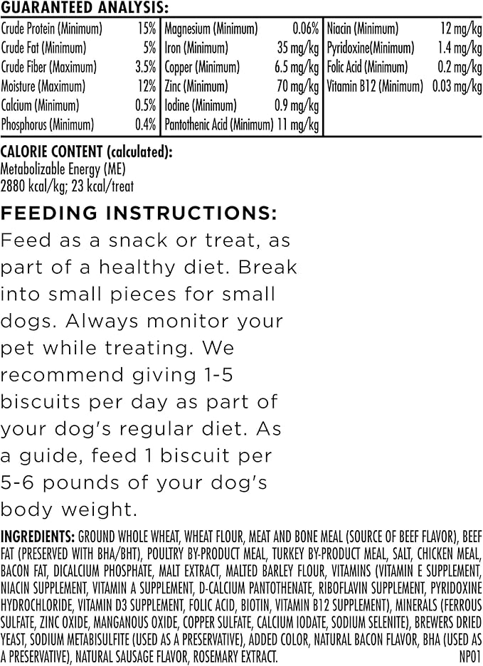 Milk-Bone Flavor Snacks Birthday Dog Treats, Small Biscuits, 36 Ounce Reusable Tin