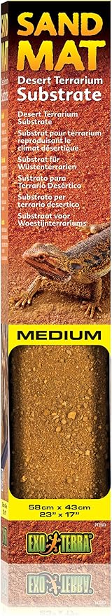 Exo Terra Exo Terra Sand Mat Medium, Desert Terrarium Substrate, 58 X 43 Cm (23" X 17")