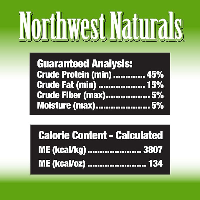 Northwest Naturals Freeze-Dried Chicken Cat Food - Bite-Sized Nibbles - Healthy, Limited Ingredients, Human Grade Pet Food, All Natural - 11 Oz (Packaging May Vary)