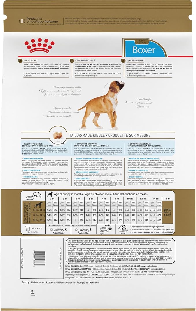 Royal Canin Boxer Puppy Breed Specific Dry Dog Food, 30 lb. bag