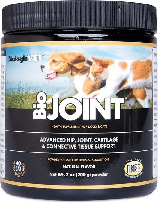 BioJOINT Advanced Joint Mobility Support, Advanced Hip, Joint, Cartilage & Connective Tissue Support, 40-Day Supply for 20-lb. Animal, 7-oz. Powder