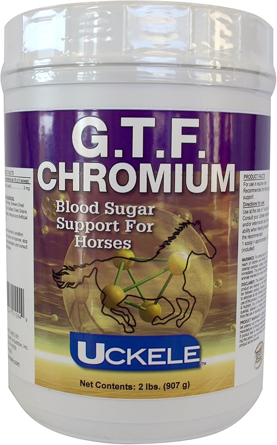 Uckele G.T.F. Chromium Horse Supplement - Equine Vitamin & Mineral Supplement - 2 pound (lb)