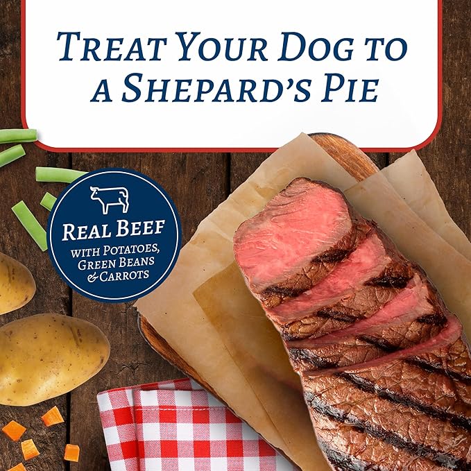 Blue Buffalo Family Favorites Adult Wet Dog Food, Made with Natural Ingredients, Shepherd's Pie, 12.5-oz. Can (Pack of 12)