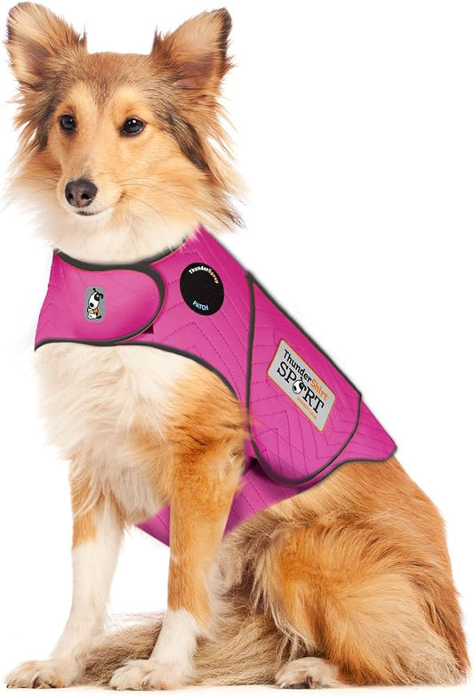 ThunderShirt for Dogs, Large, Fuchsia Sport - Dog Anxiety Relief Calming Vest