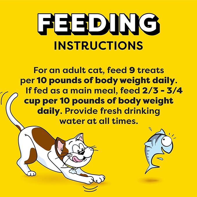 Temptations Jumbo Stuff Crunchy and Soft Cat Treats Tempting Tuna Flavor, 2.47 oz. Pouch (Pack of 12)