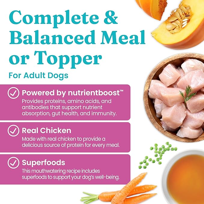 Solid Gold WET FUNCTIONAL DOG, DIGESTIVE, CHICKEN, BEEF & PUMPKIN, 3.5oz Pack of 6