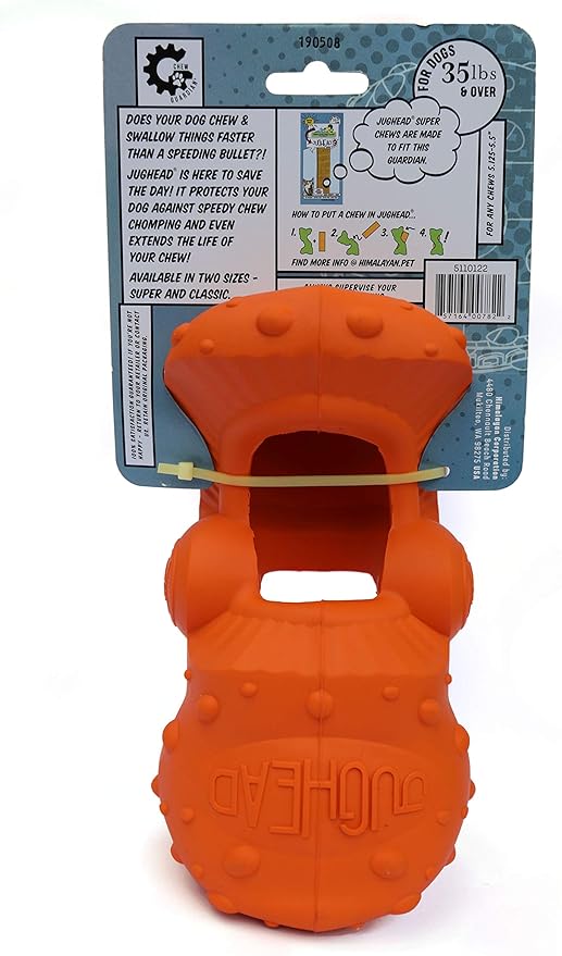 Himalayan Dog Chew Jughead Large Dog Chew Holder, Secures Chews for Dogs, Chew Smarter and Longer, Stimulate Your Dog, Holds Yak Chews, 1 Dog Toy