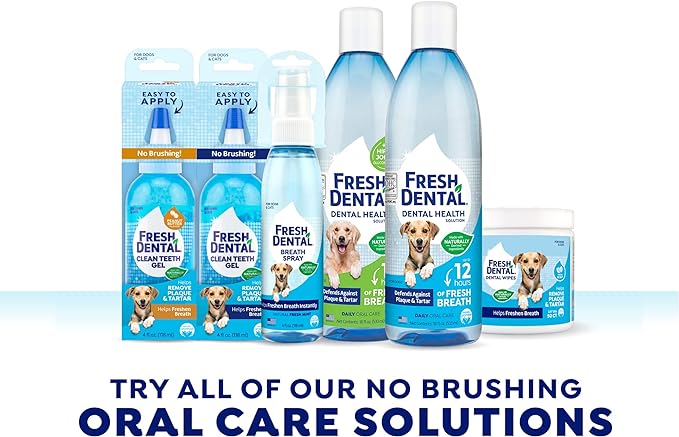 Naturel Promise Fresh Dental Water Additive for Dogs/Cats, 18-Ounce (3 Pack)