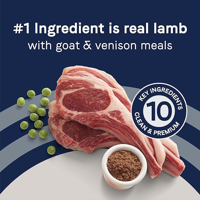 Canidae Pure Real Lamb, Goat & Venison Meals Recipe Adult Dry Dog 4 LB