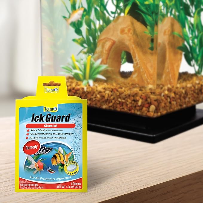 Tetra Ick Guard 8 Count, Quick Remedy For Ick In aquariums,Golds & Yellows