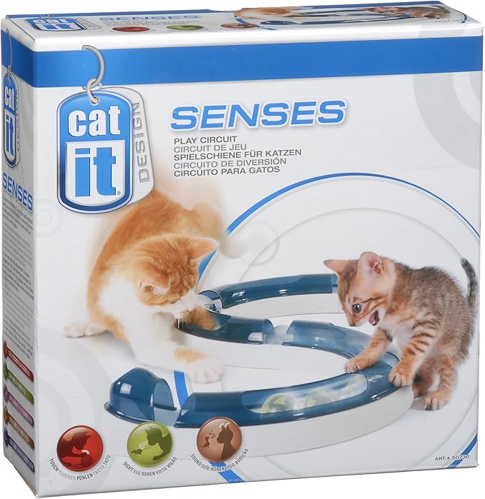 Catit Senses Interactive Cat Toys Value Bundle - Play Circuit, Wellness Center, and Food Tree