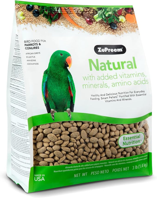 ZuPreem Natural Bird Food, 3 lb.