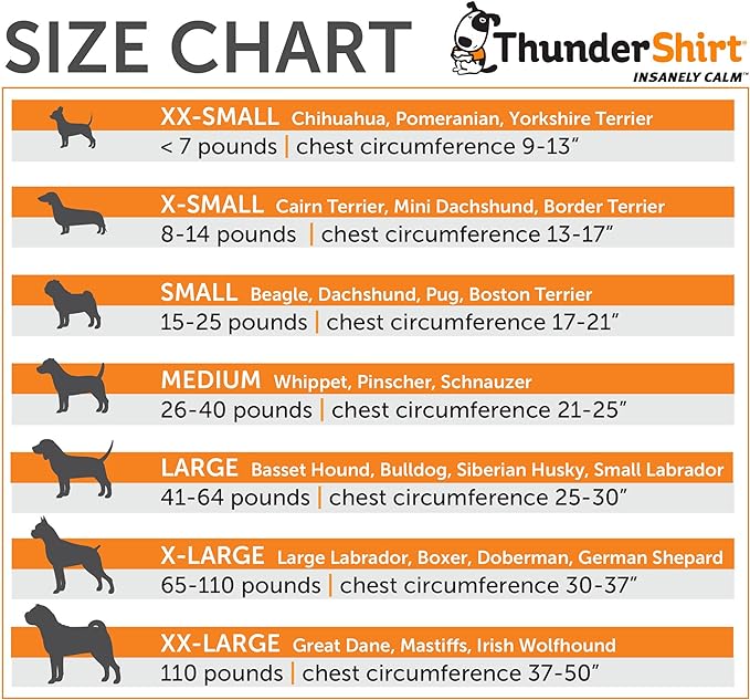 ThunderShirt for Dogs, XX Large, Platinum Sport - Dog Anxiety Relief Calming Vest