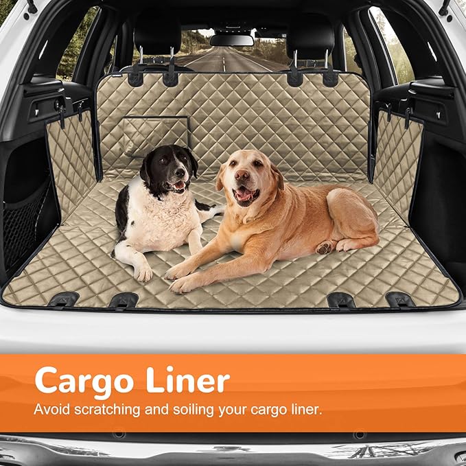 URPOWER Dog Seat Cover Car Seat Cover for Pets 100% Waterproof Pet Seat Cover Hammock 600D Heavy Duty Scratch Proof Nonslip Durable Soft Pet Back Seat Covers for Cars Trucks and SUVs