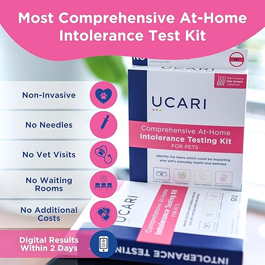 Pet Sensitivity Test | Screens for 1000+ Intolerances | Food & Environment Analysis | Painless Home Test Hair Sample Method | Results in 48 Hours | Cats & Dogs