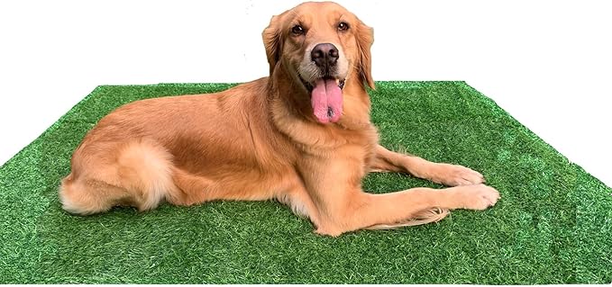 51" x 40" Lawn Grass Synthetic Turf, Fake Grass Artificial Thick Pet Mat Faux Grass for Indoor/Outdoor Landscape