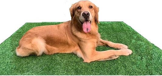 51" x 40" Lawn Grass Synthetic Turf, Fake Grass Artificial Thick Pet Mat Faux Grass for Indoor/Outdoor Landscape