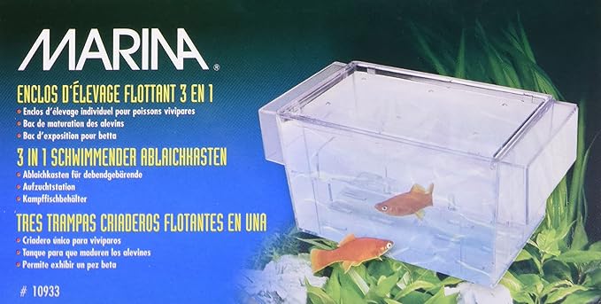 Marina 3-in-1 Floating Breeding Trap, Fish Breeding Box, 10933