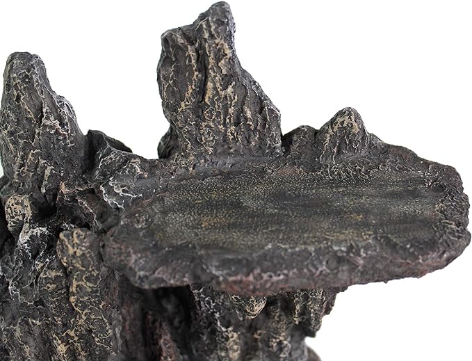 Penn-Plax (REP189) Reptology Shale Step Ledge for Aquariums & Terrariums, Adds Hiding Spots, Swim Throughs, Basking Ledges for Fish, Reptiles, Amphibians, and Small Animals (Large 2)
