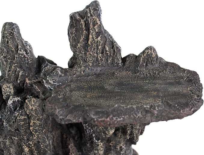 Penn-Plax (REP189) Reptology Shale Step Ledge for Aquariums & Terrariums, Adds Hiding Spots, Swim Throughs, Basking Ledges for Fish, Reptiles, Amphibians, and Small Animals (Large 2)