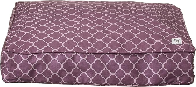 Molly Mutt Small Dog Bed Cover - Royals Print - Measures 22”X27”X5’’ - 100% Cotton - Durable - Breathable - Sustainable - Machine Washable Dog Bed Cover