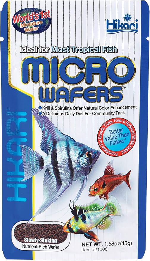 Hikari Micro Wafers Fish Food, 1.58-Ounce